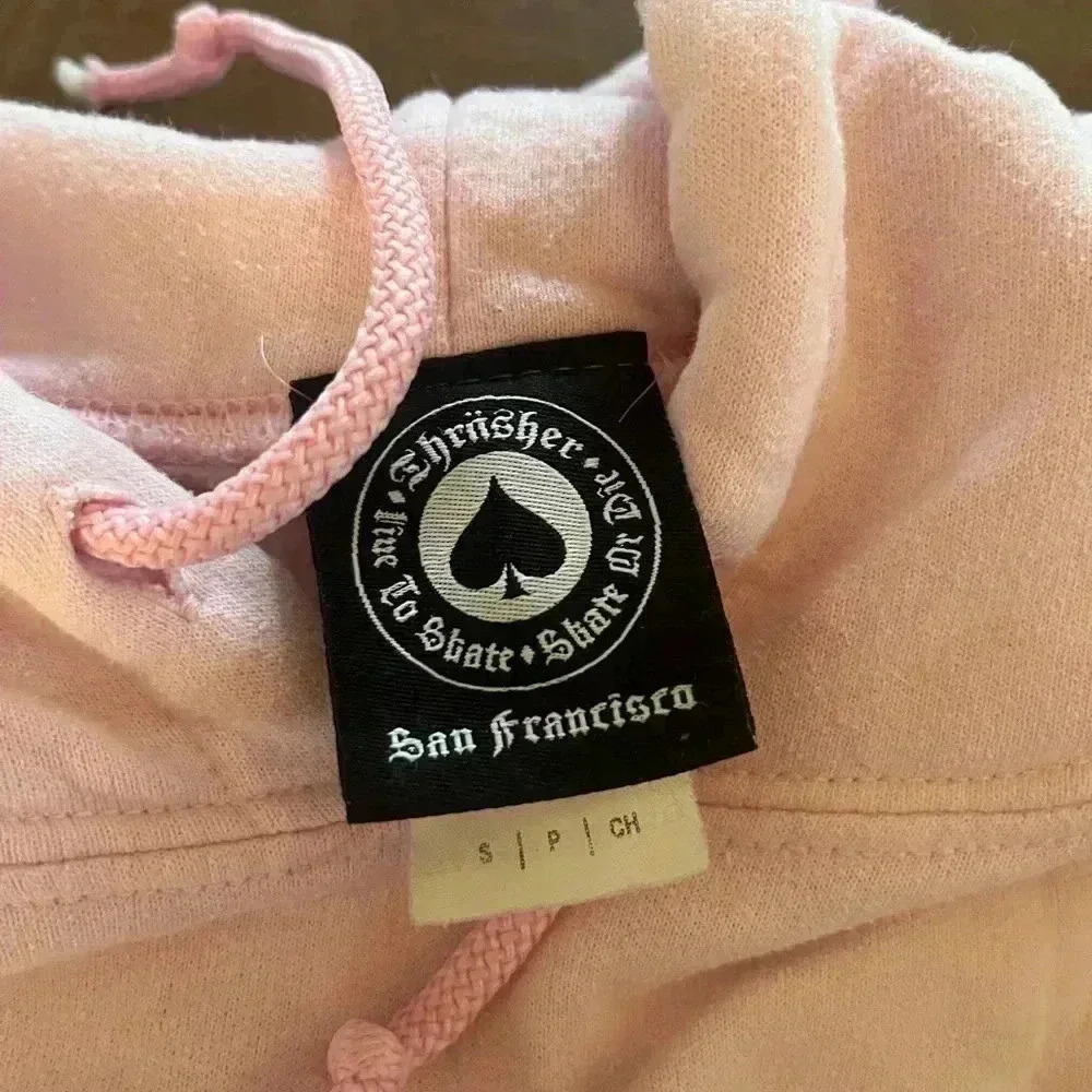 Thrasher pink roses hoodie small - Picture 4 of 4